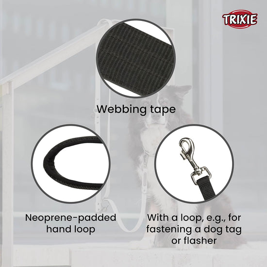 trixie-premium-nylon-leash-for-dog-black