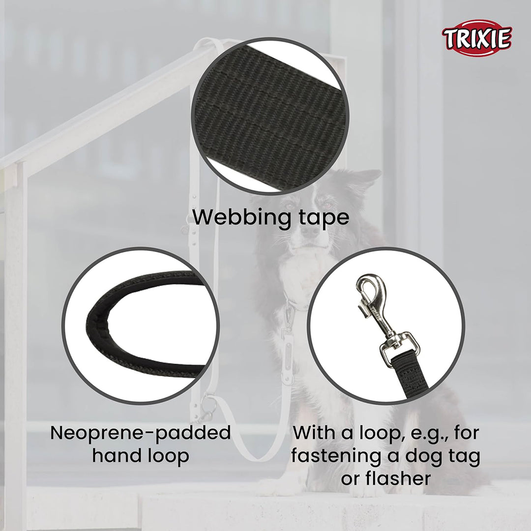 Trixie Premium Nylon Leash for Dog - Black