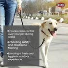 Trixie Premium Nylon Leash for Dog - Black - Zigly