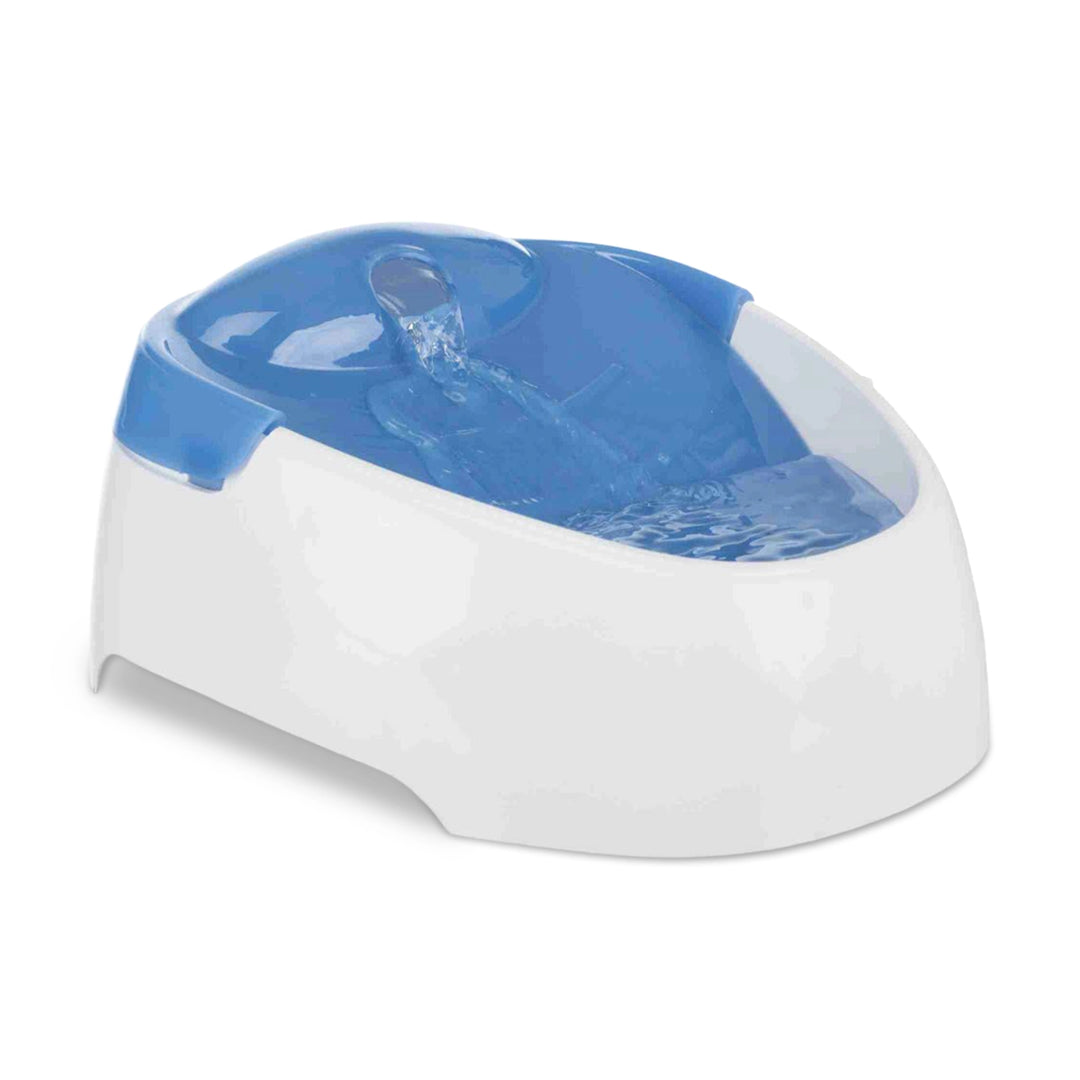 Trixie Drinking Fountain Duo Stream White/Blue - 1L - 20x12x23cm
