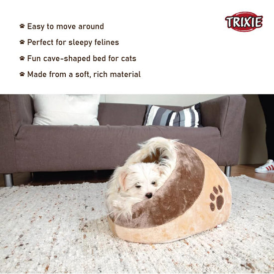Trixie Minou Cuddly Cave Dog/Cat Bed 16X10X14Inch