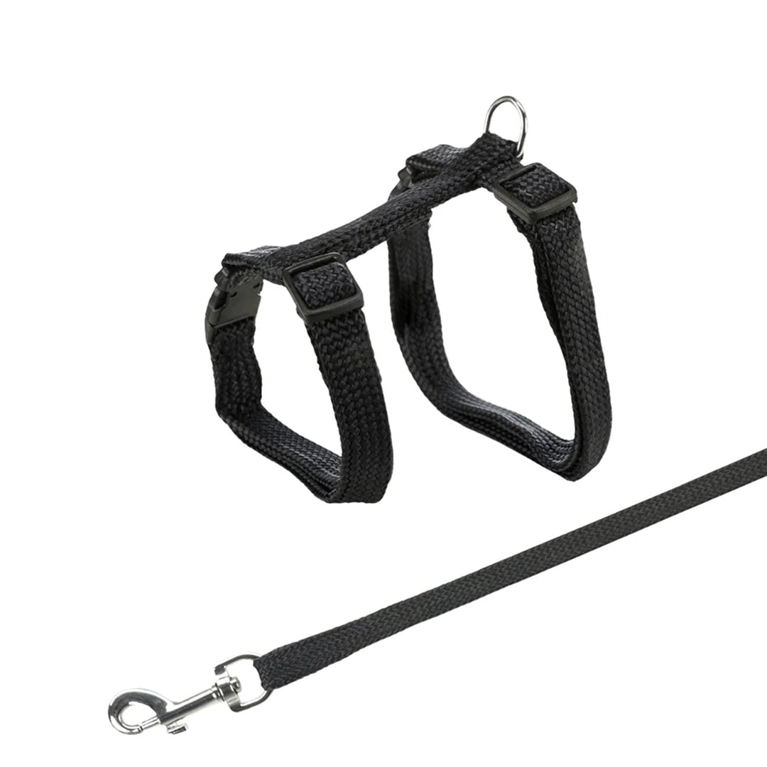 Trixie Cat Harness With Leash - 22-42cm/10mm 1.25 M Various Colours