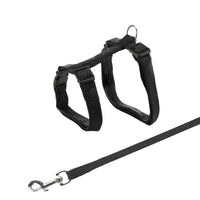 Trixie Cat Harness With Leash - 22-42cm/10mm 1.25 M Various Colours