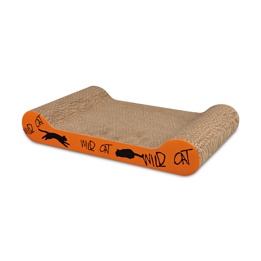 Trixie Wild Cat Scratching Cardboard - 41X7X24 cm - Orange