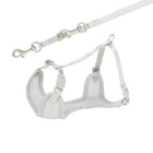 Trixie Junior Puppy Harness With Leash - S-M - 23-34 cm/8 mm - 2.00 m - Light Grey - Zigly