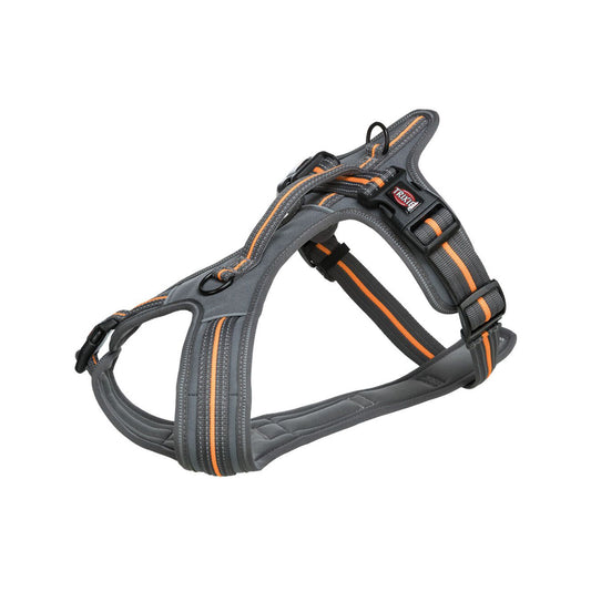 Trixie Fusion Touring Harness-Graphite/Papaya