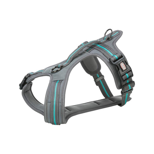 Trixie Fusion Touring Harness for Dogs  - Graphite/Ocean