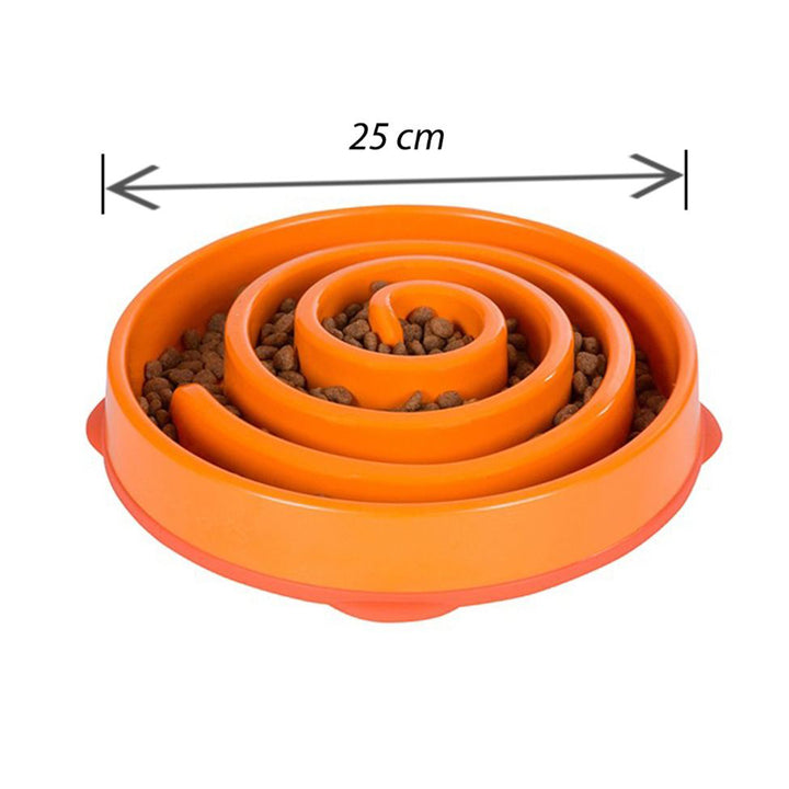 Outward Hound Fun Feeder Slo-Bowl for Dogs - Medium/Mini - 25 cm