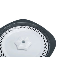 Trixie Drinking Fountain Flower - 2L - 18.5x13x18.5cm - White/Grey
