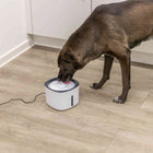 Trixie Drinking Fountain Flower - 2L - 18.5x13x18.5cm - White/Grey