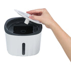 Trixie Drinking Fountain Flower - 2L - 18.5x13x18.5cm - White/Grey
