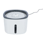 Trixie Drinking Fountain Flower - 2L - 18.5x13x18.5cm - White/Grey