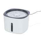 Trixie Drinking Fountain Flower - 2L - 18.5x13x18.5cm - White/Grey