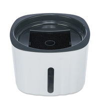 Trixie Drinking Fountain Flower - 2L - 18.5x13x18.5cm - White/Grey