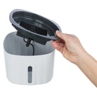 Trixie Drinking Fountain Flower - 2L - 18.5x13x18.5cm - White/Grey