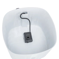 Trixie Drinking Fountain Flower - 2L - 18.5x13x18.5cm - White/Grey