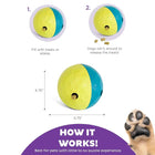 Outward Hound Nina Ottosson Treat Tumble Ball Dog Toy - Large - Zigly