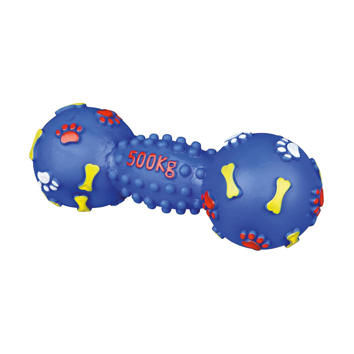 Trixie Dumbbell Vinyl Squeaky Dog Toy