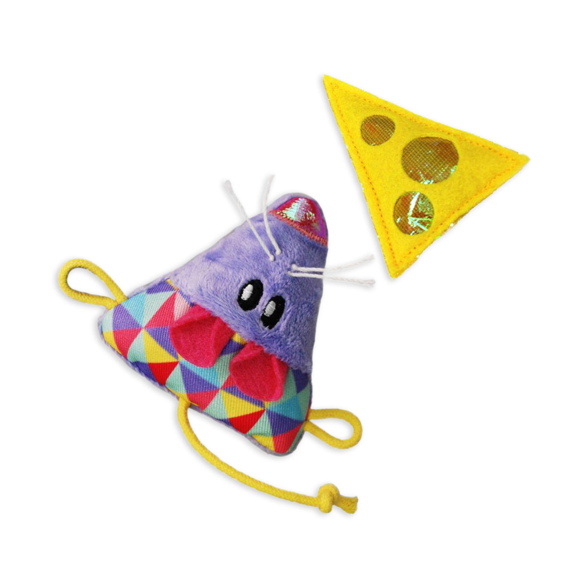 Kong Crackles & Cheez Mouse Pack of 2 Cat Toy