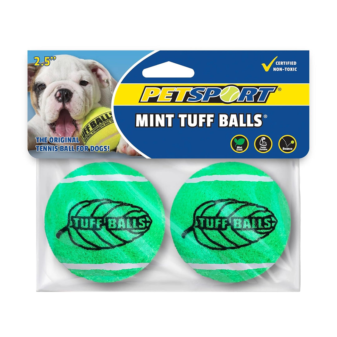 Petsport Mint Tuff Balls Fetch Dog Toy - 7cm