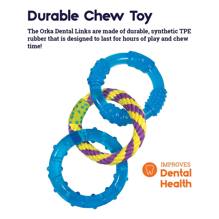 Nina Ottoson Orka Dental Links Dog Chew Toy