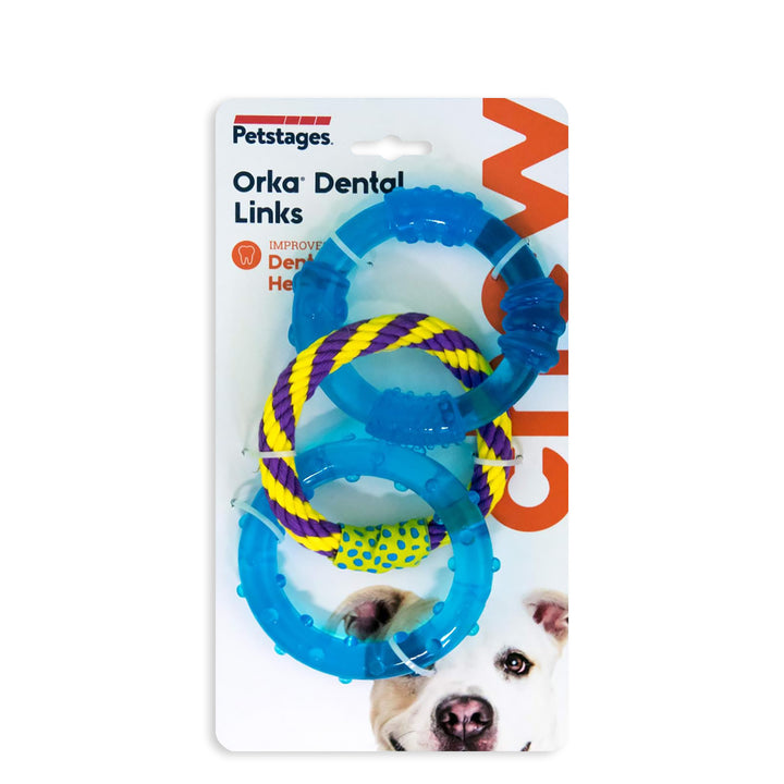 Nina Ottoson Orka Dental Links Dog Chew Toy