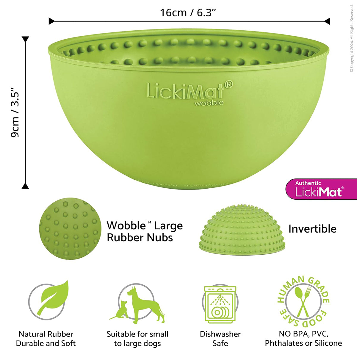 Lickimat Wobble Light Green