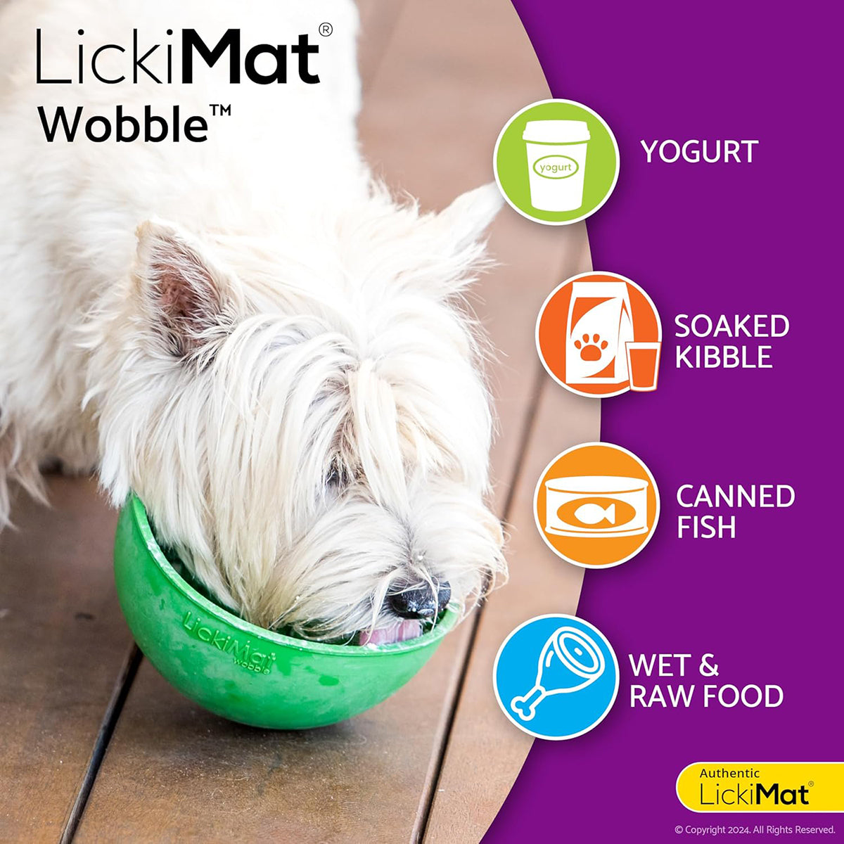 Lickimat Wobble Light Green