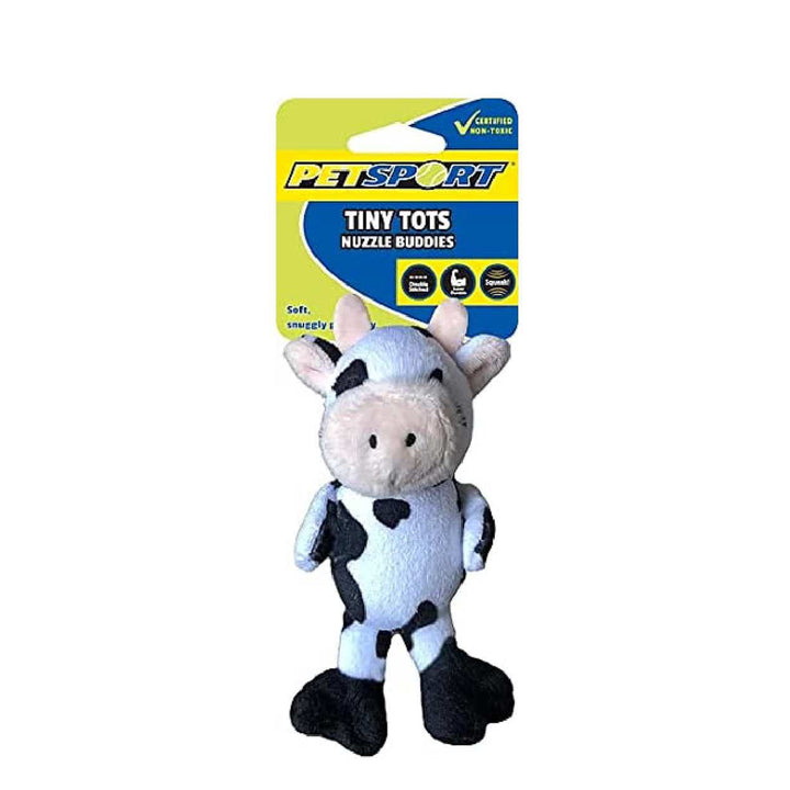 Petsport Tiny Tots Nuzzle Buddies Plush Dog Toy -  Assorted - 10cm