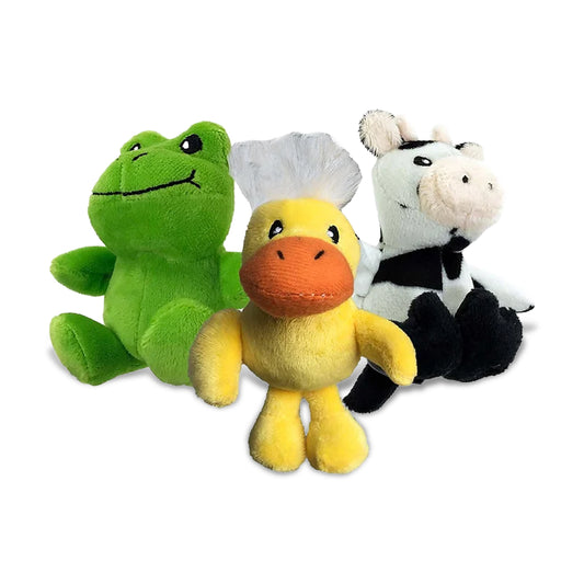 Petsport Tiny Tots Nuzzle Buddies Plush Dog Toy -  Assorted - 10cm