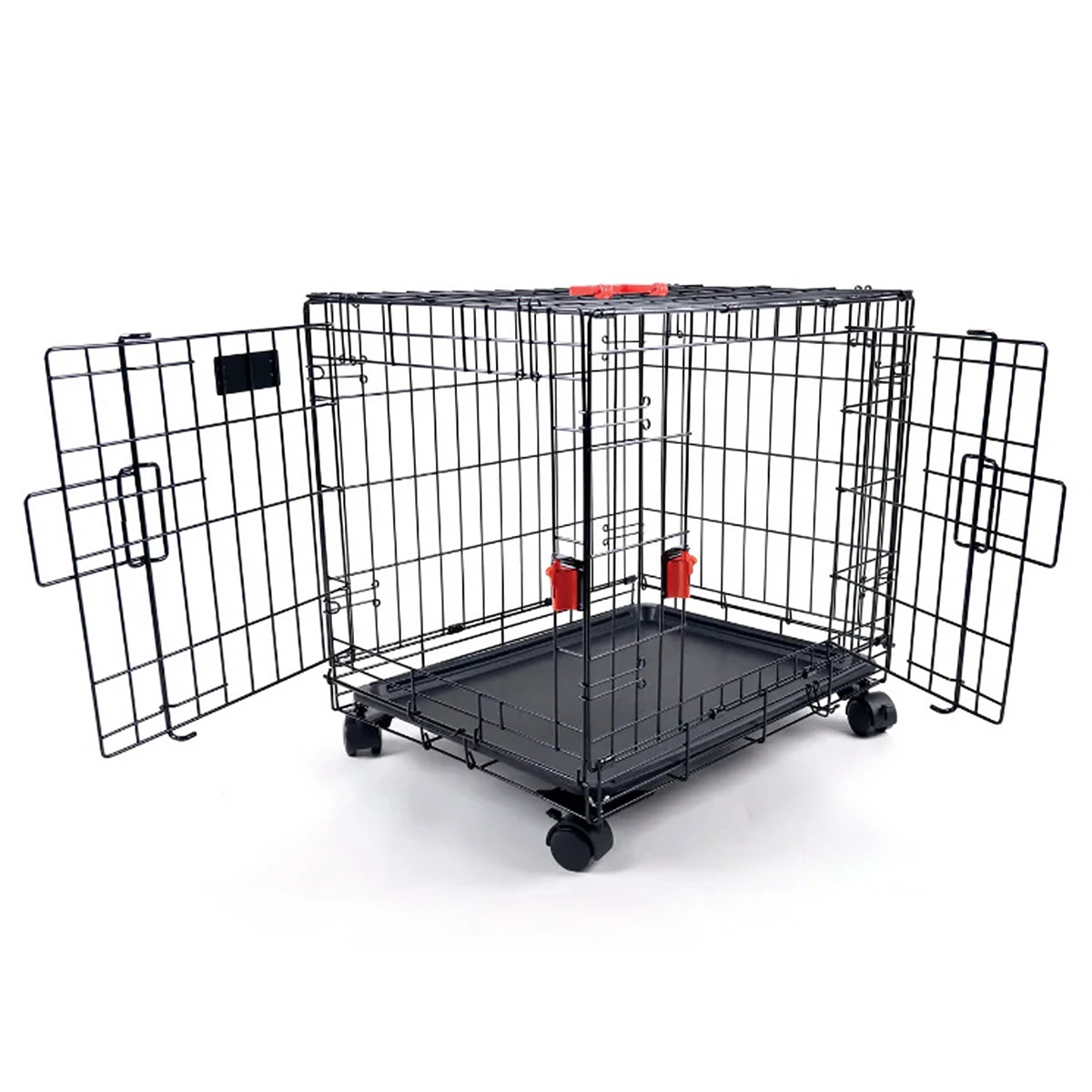 M-Pets Voyager Wire Crate With Wheels - 48" - XXL