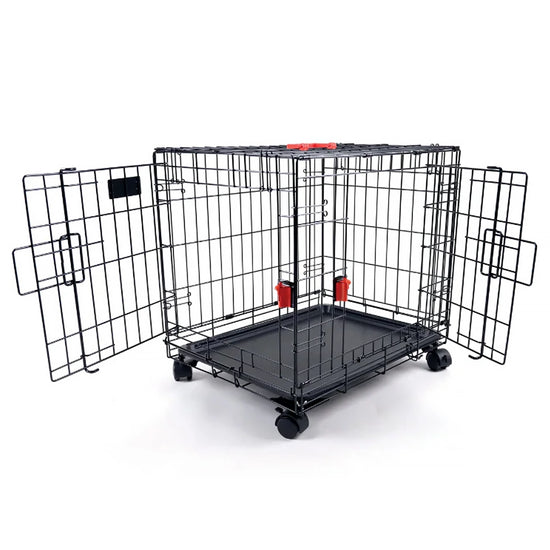 M-Pets Voyager Wire Crate With Wheels - 48" - XXL