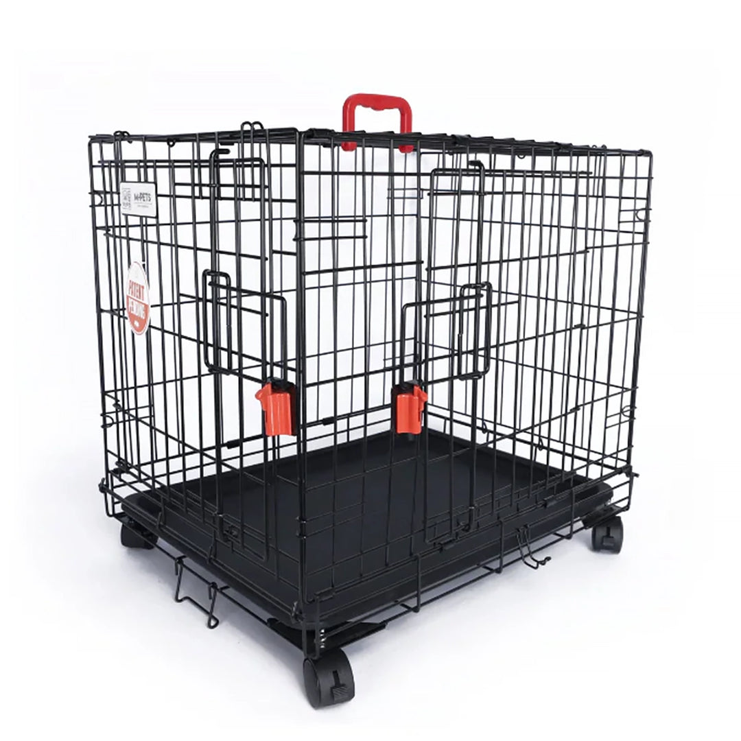 M-Pets Voyager Wire Crate With Wheels - 48" - XXL