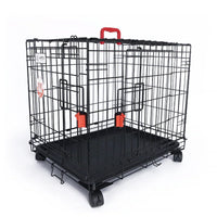 M-Pets Voyager Wire Crate With Wheels - 48" - XXL