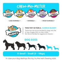 Fofos Latex Bi Squeaker Dog Toy