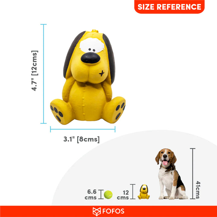 Fofos Latex Bi Squeaker Dog Toy