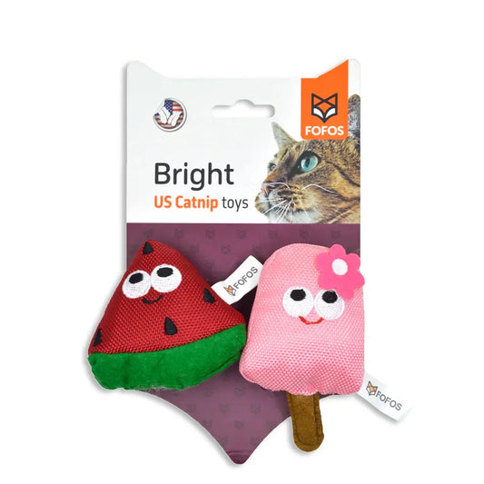 Fofos Summer Cat Toy  Watermelon with Popsicle - Zigly
