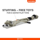 Fofos Dog Toy Skinneez Raccoon Dog Toy