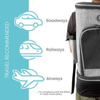 Fofos Backpack Carrier - Grey - Zigly