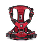 Truelove Classic No-Choke Padded Dog Harness with Control Handle (Red)