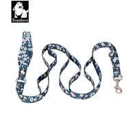 Truelove Floral Pet Leash,Multi-Handle - Saxony Blue