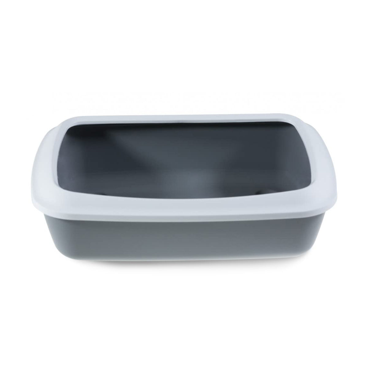 Savic Iriz Cat Litter Tray with Rim Cold Grey