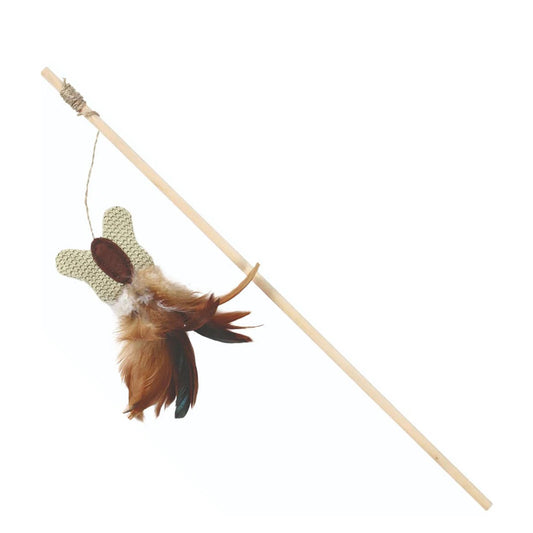 Trixie Playing Rod with Butterfly Cat Toy - 45cm