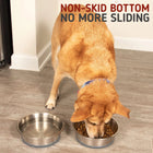 Durapet Steel Bowl with Silicone Bonding at Bottom For Dog - 3700ml