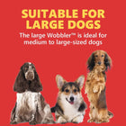 Kong Wobbler Treat Dispensing Interactive Dog Toy - Red - Zigly