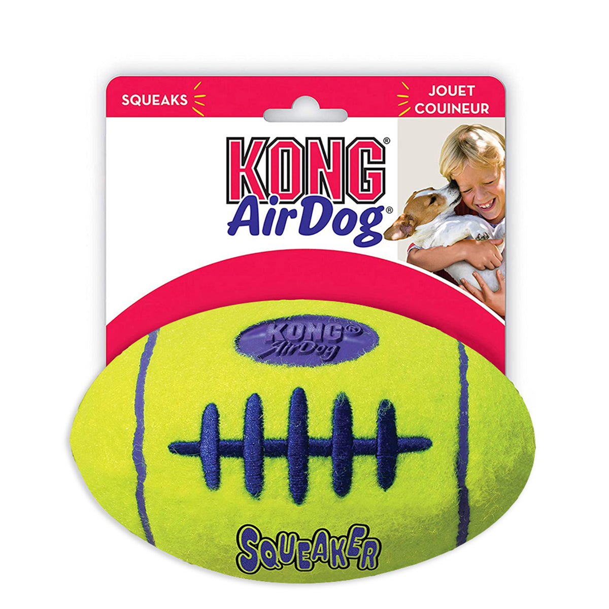 Kong AirDog Football Squeaker Toy