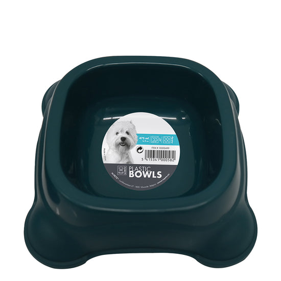 m-pets-plastic-single-dog-bowl-assorted-color