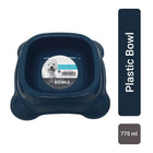 M-Pets Plastic Single Dog Bowl (Assorted Color) - Zigly