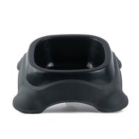 M-Pets Plastic Single Dog Bowl (Assorted Color)