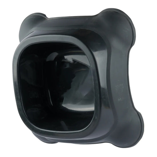 M-Pets Plastic Single Dog Bowl (Assorted Color)